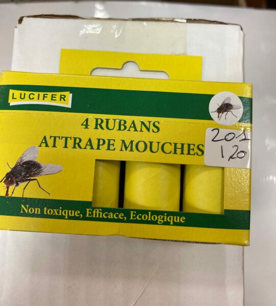 4 RUBANS ATTRAPE MOUCHES