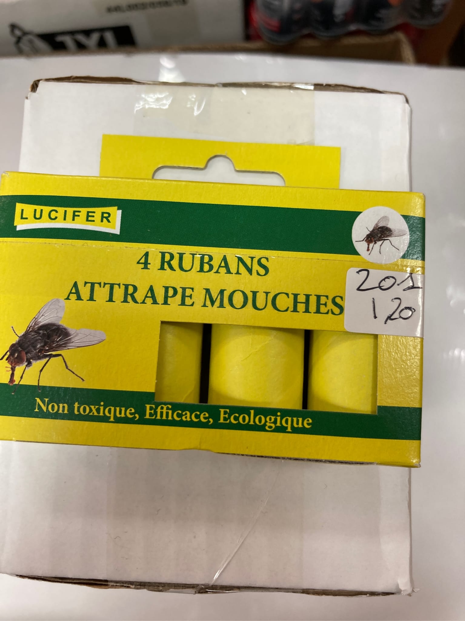 4 RUBANS ATTRAPE MOUCHES