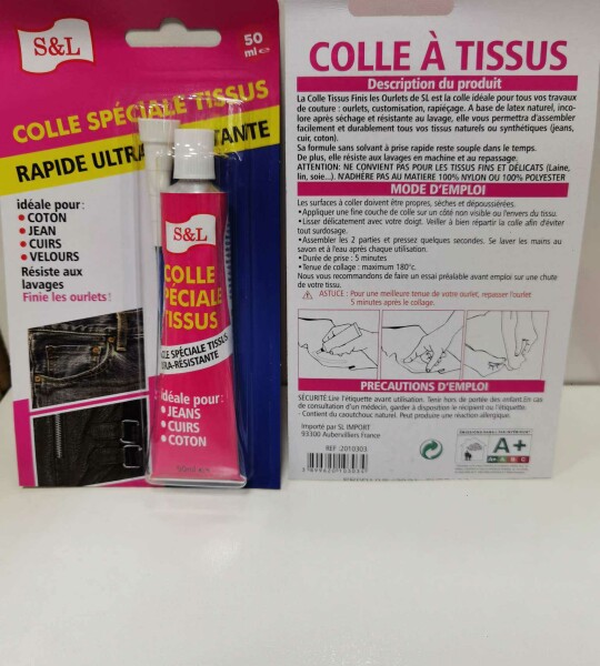 COLLE À TISSUS 50Ml