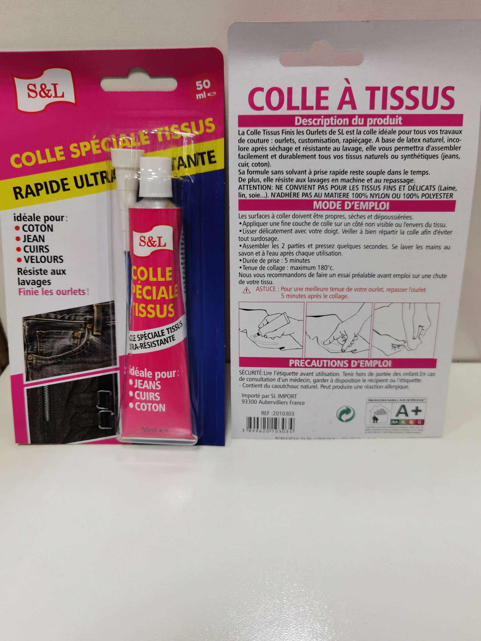 COLLE À TISSUS 50Ml