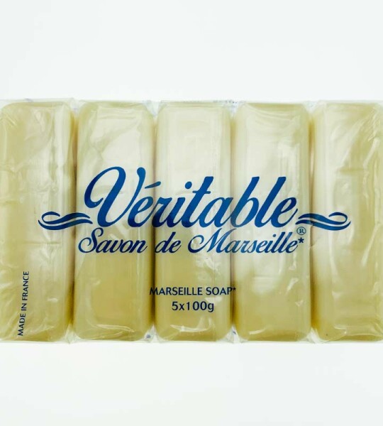 Véritable, Lot de 5 savonnettes Marseille 100g