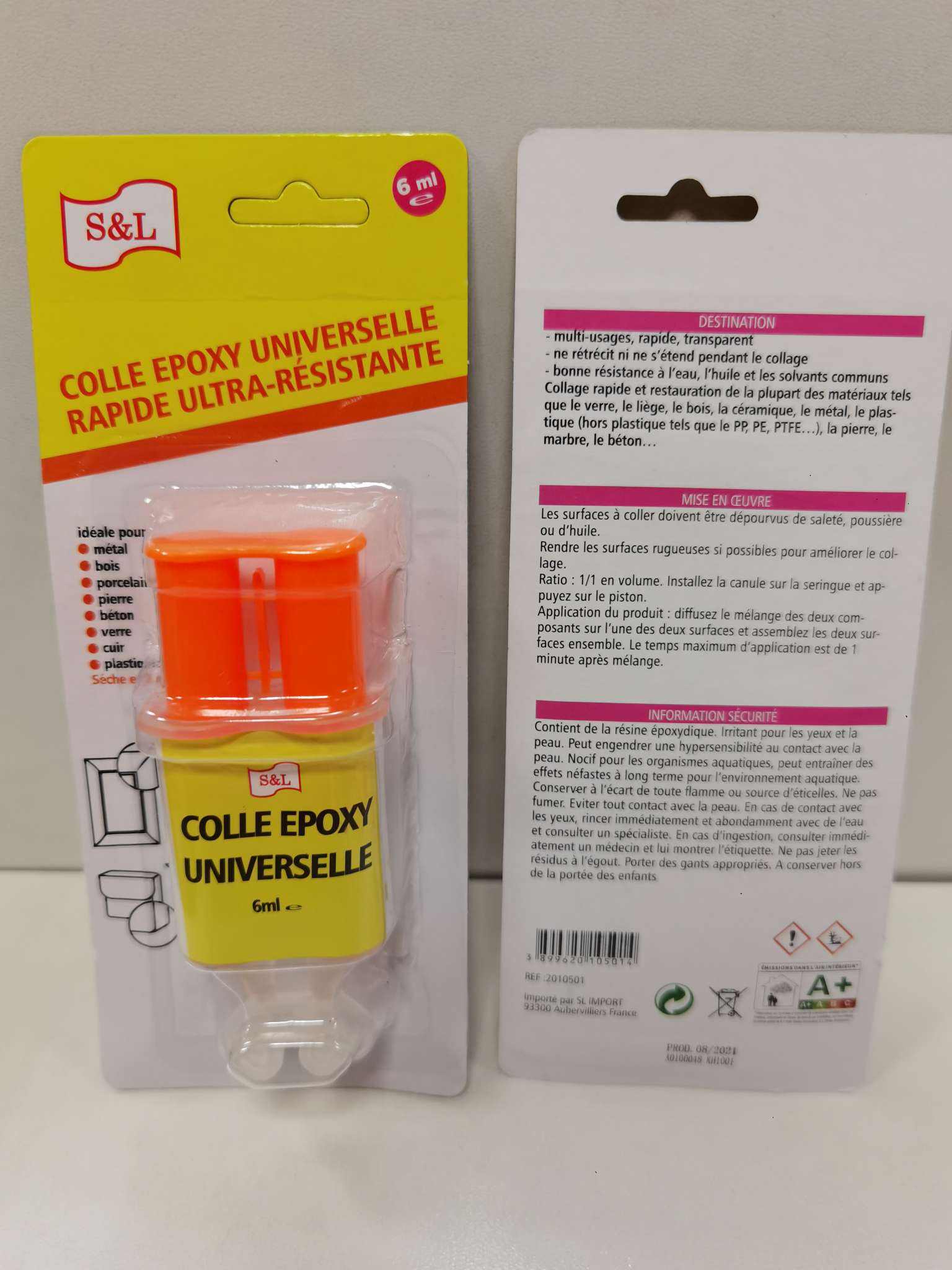 Colle Epoxy Universelle Rapide x 1pc